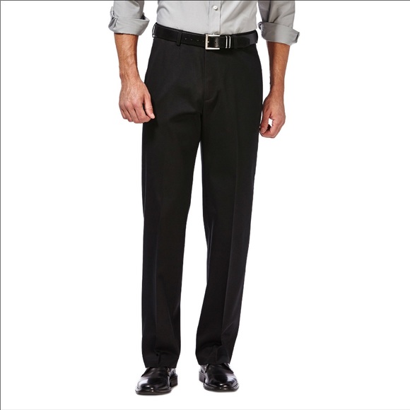 Haggar Other - Men’s No Iron Haggar Classic Fit Dress Pants Black
